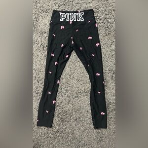 PINK flowers leggings